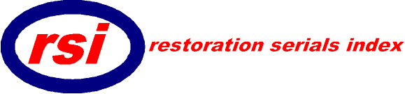 Restoration Serials Index
